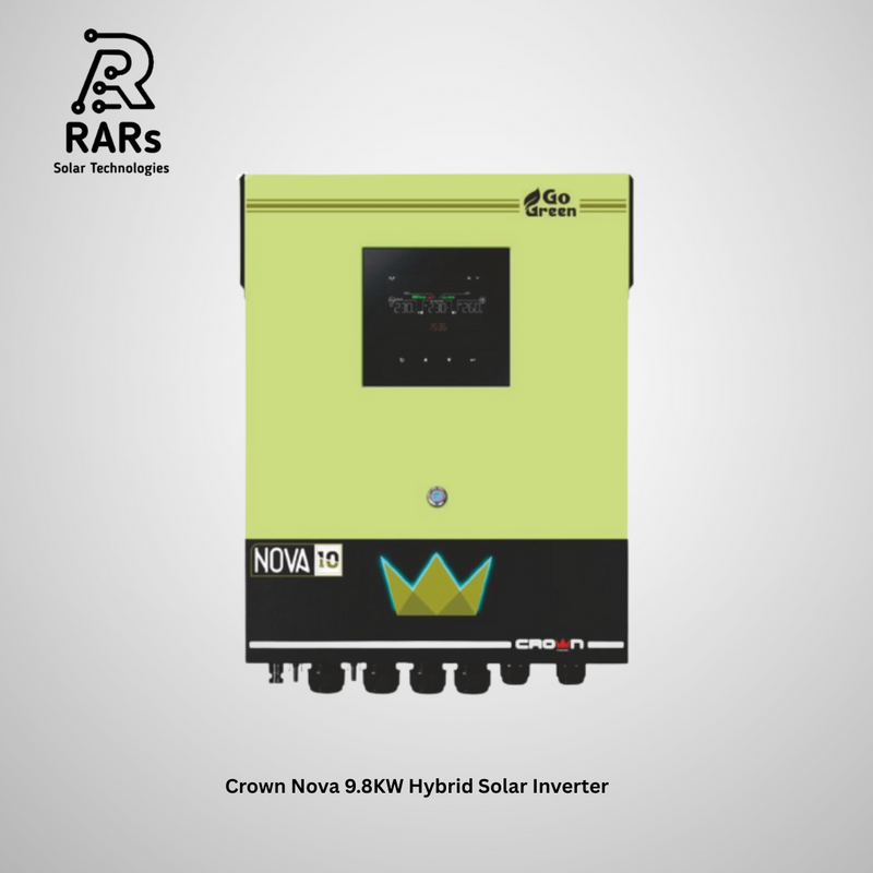 Crown Nova 9.8KW Hybrid Solar Inverter