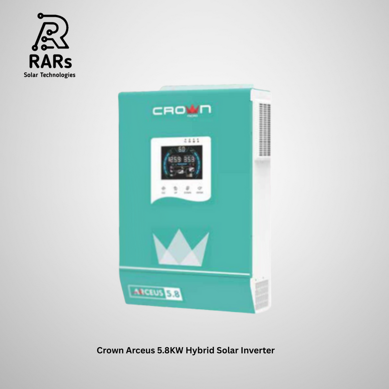 Crown Arceus 5.8KW Hybrid Solar Inverter