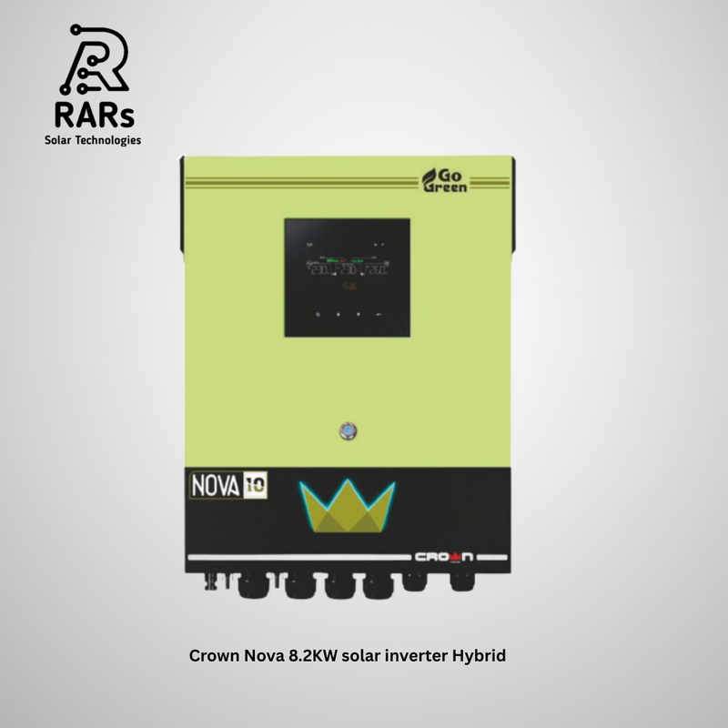 Crown Nova 8.2KW solar inverter Hybrid