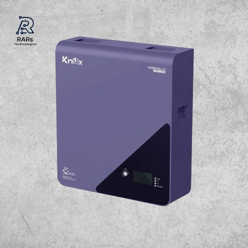 Knox Powerwall 6.1 – 51.2V 100Ah IP20 Lithium Battery