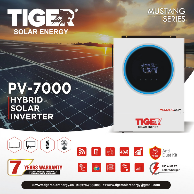 TIGER MUSTANG SERIES PV-7000+ 6KW
