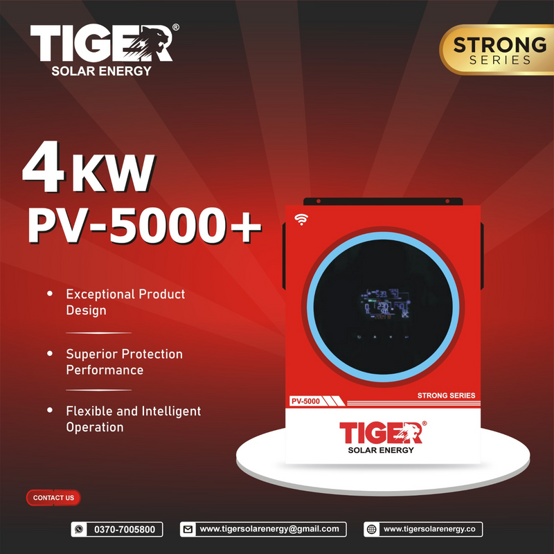 TIGER STRONG SERIES PV-5000+ 4KW